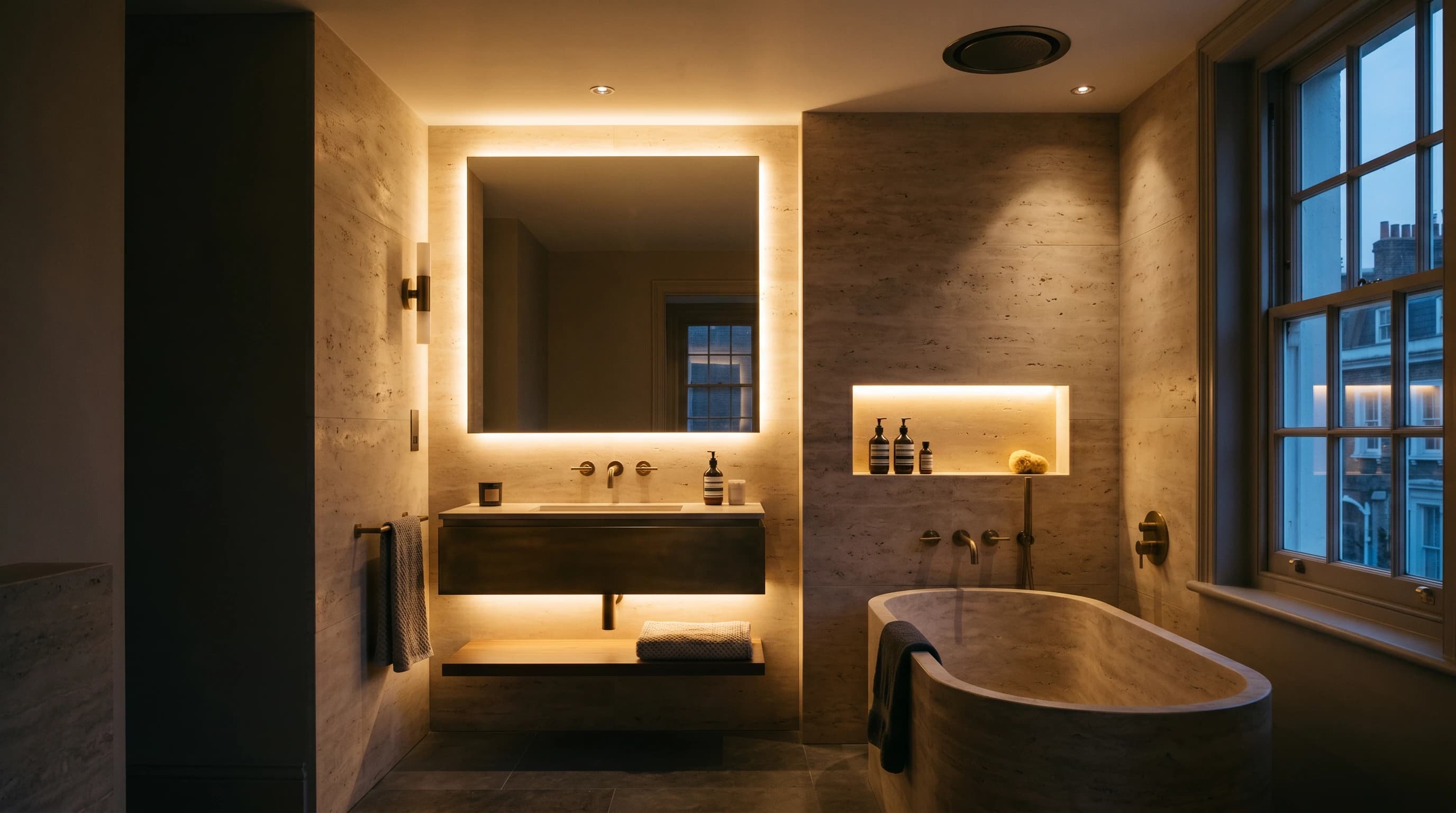 Lighting and extraction — PrimeCraft Surface Solutions bathroom service