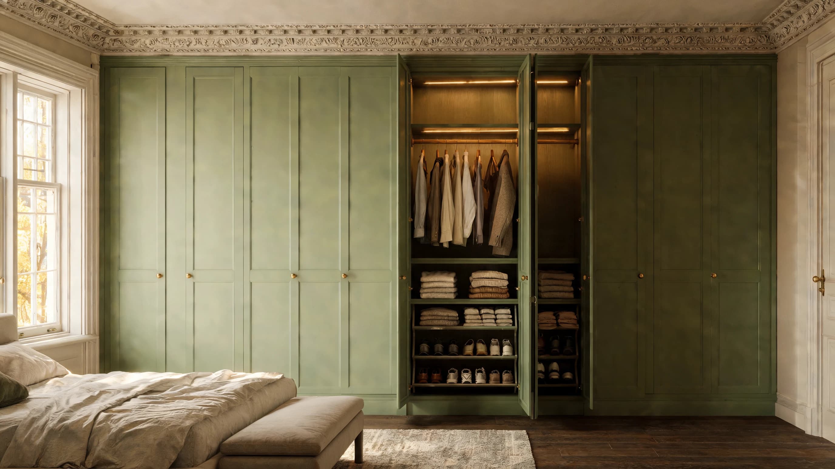 Fitted wardrobes — PrimeCraft Surface Solutions carpentry service
