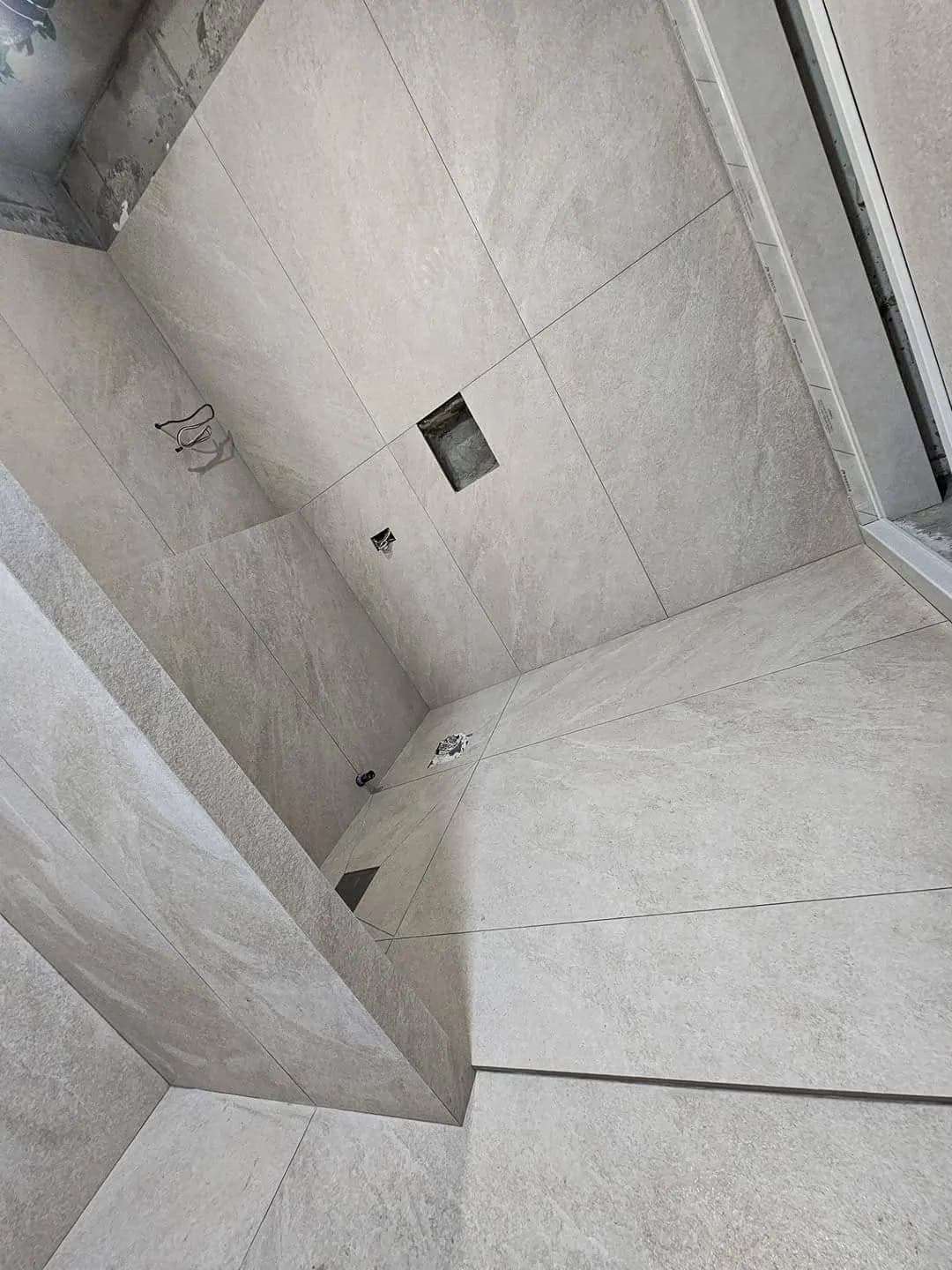 Full tiling refit — shower room & wet area — East Finchley, London