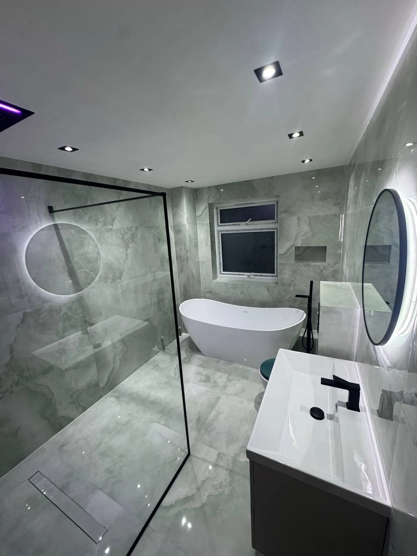 Luxury bathroom renovation — Romford, London