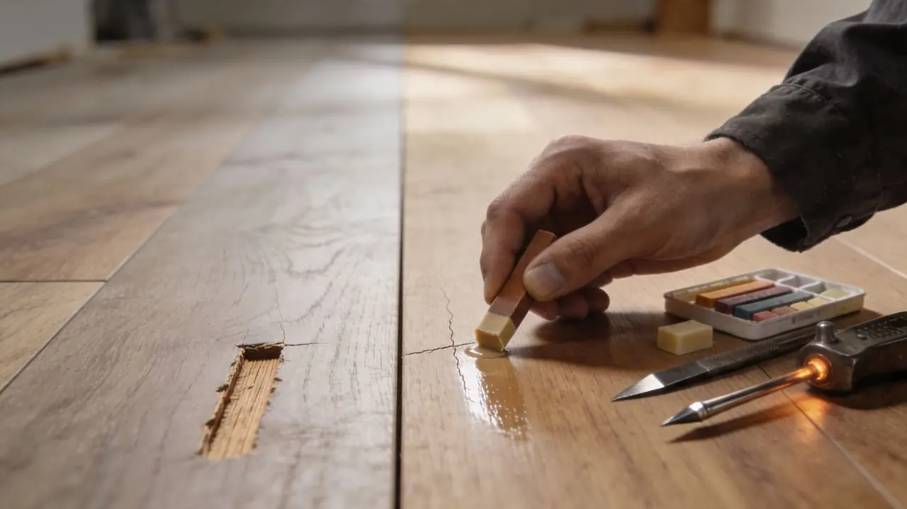 Wood and floor repair — PrimeCraft Surface Solutions surface restoration