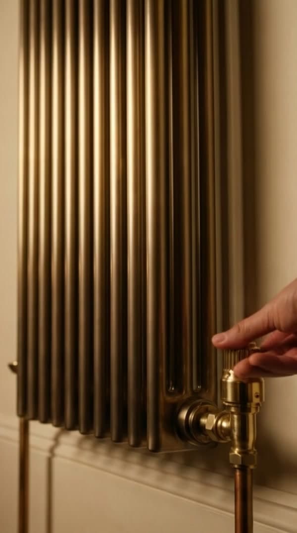 Heating and radiator work in a London home by PrimeCraft Surface Solutions