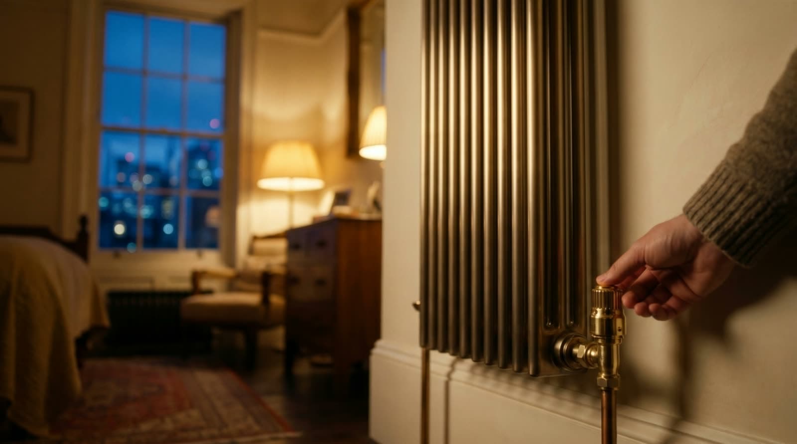 Heating and radiator work in a London home by PrimeCraft Surface Solutions