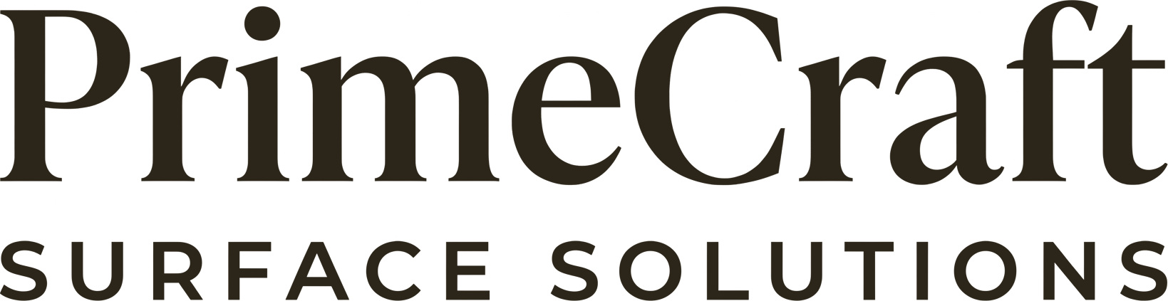 PrimeCraft Surface Solutions