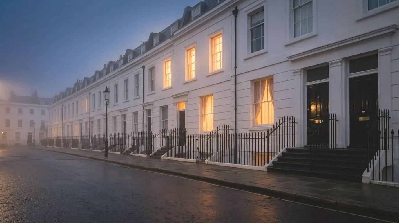 Architectural drawings and a London terrace elevation prepared for a householder planning application, supported by PrimeCraft Surface Solutions.
