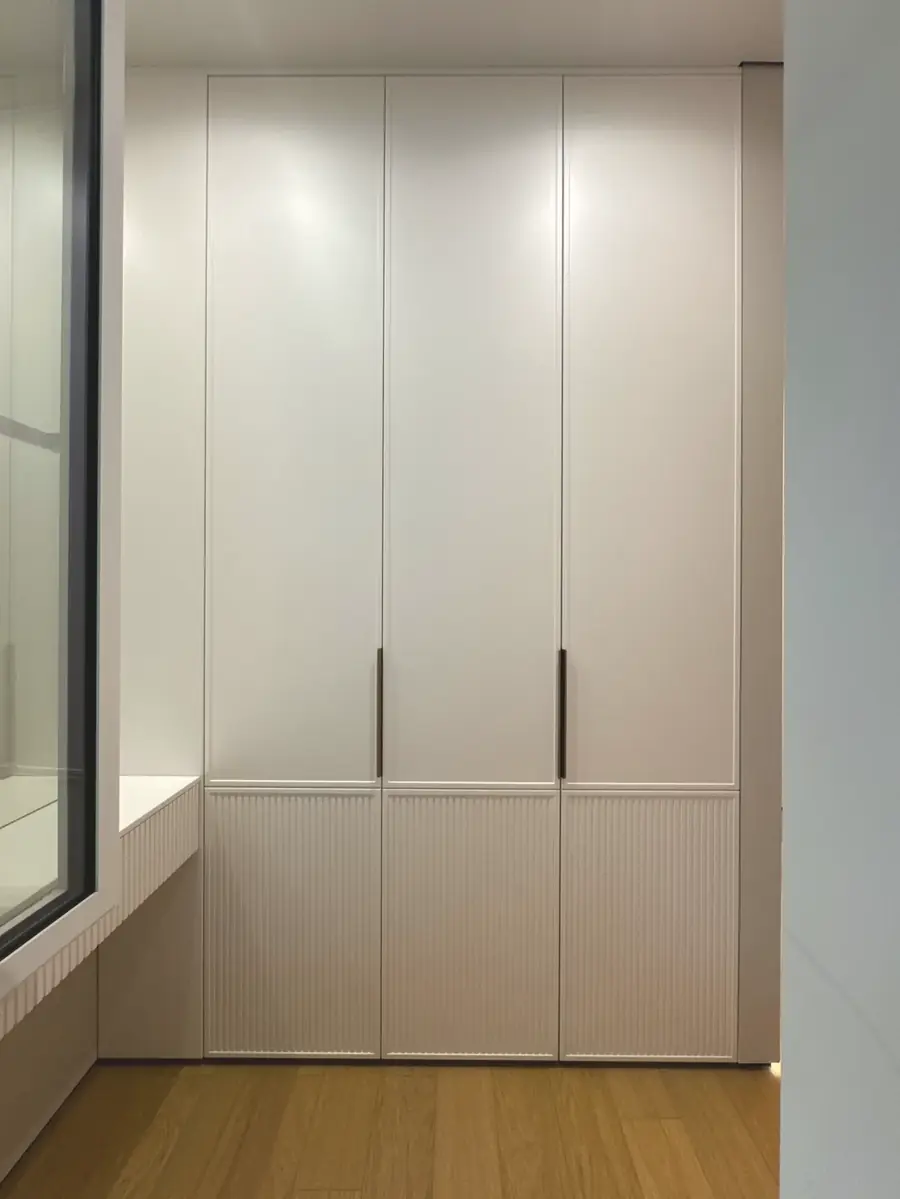 White hall wardrobes with fluted base — London