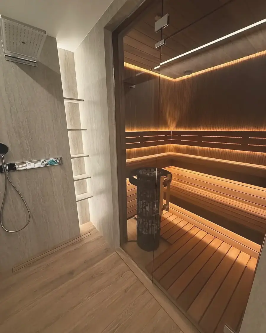 Private sauna & spa shower suite — Chafford Hundred, Essex
