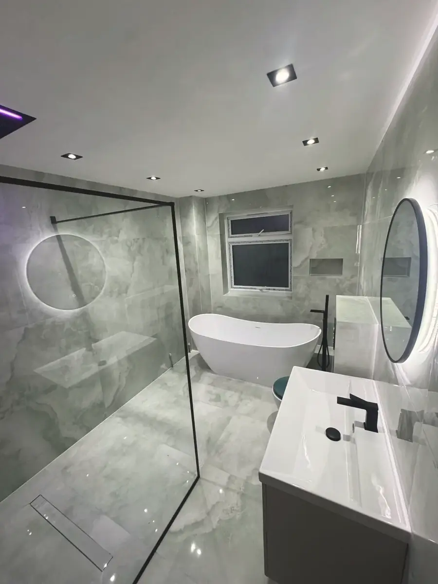 Luxury bathroom renovation — Romford, London