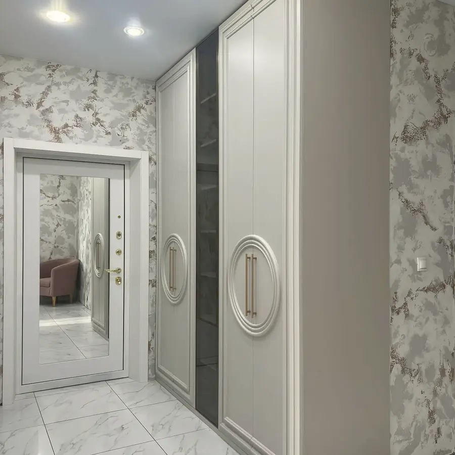 Classic wardrobes with oval medallions — London